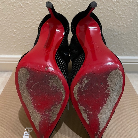 Christian Louboutin Gypsy Bootie Resille/Velvet - Picture 4 of 5